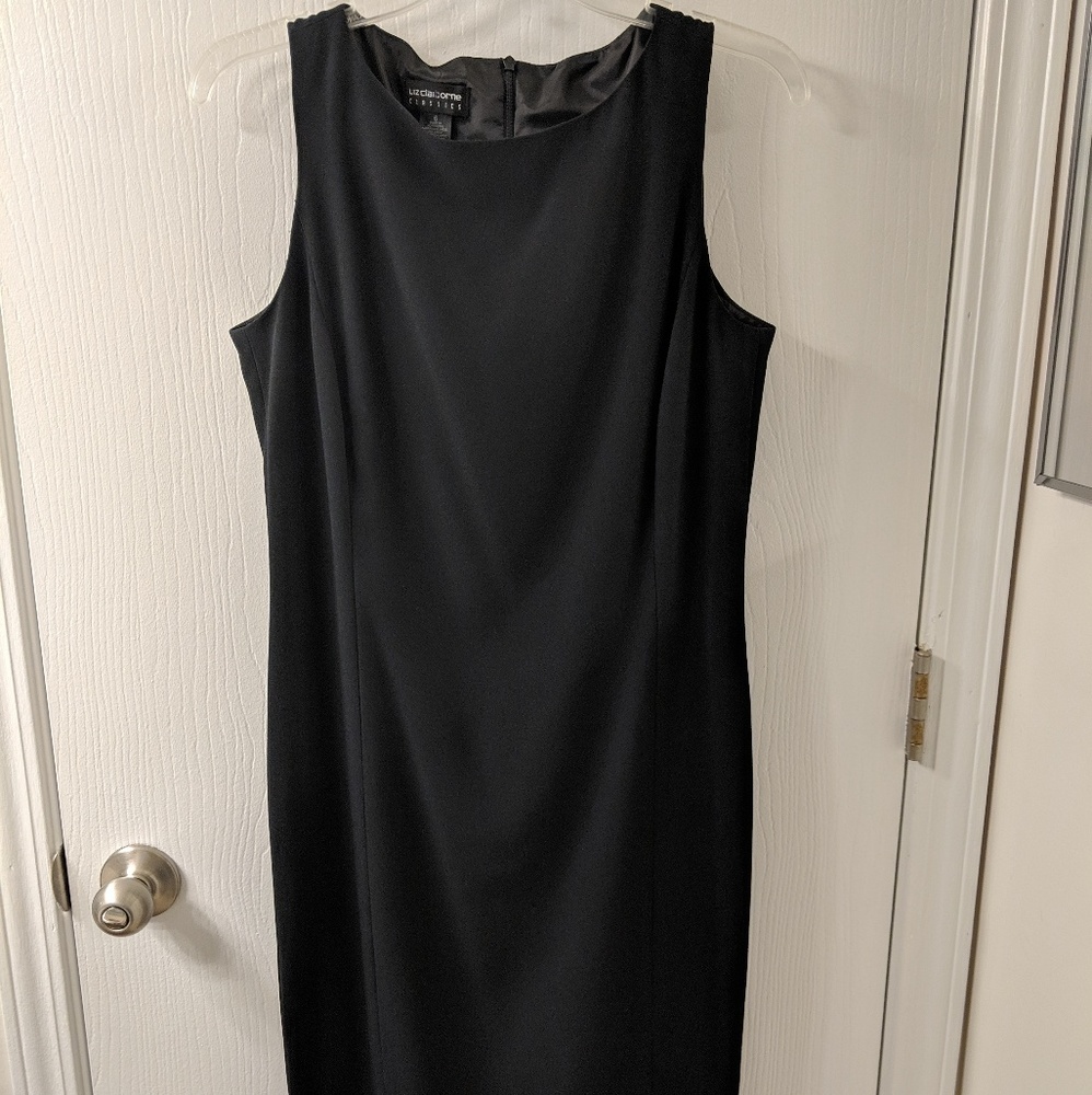 Liz Claiborne Sleeveles Black dress Size 6